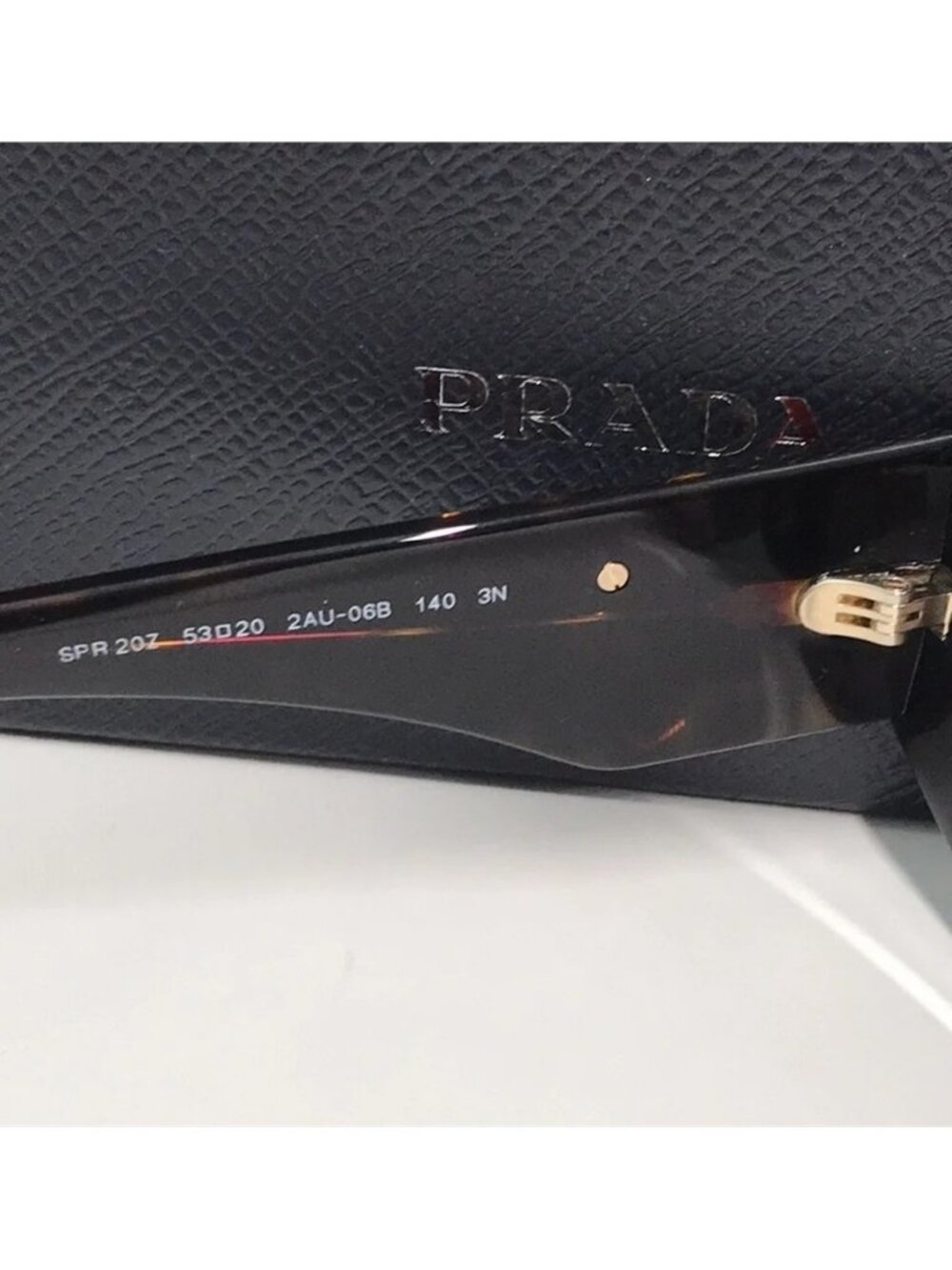 New Authentic Prada PR 20ZS Dark Brown Oval Ladies Sunglasses – 2AU06B 53 - Picture 13 of 14